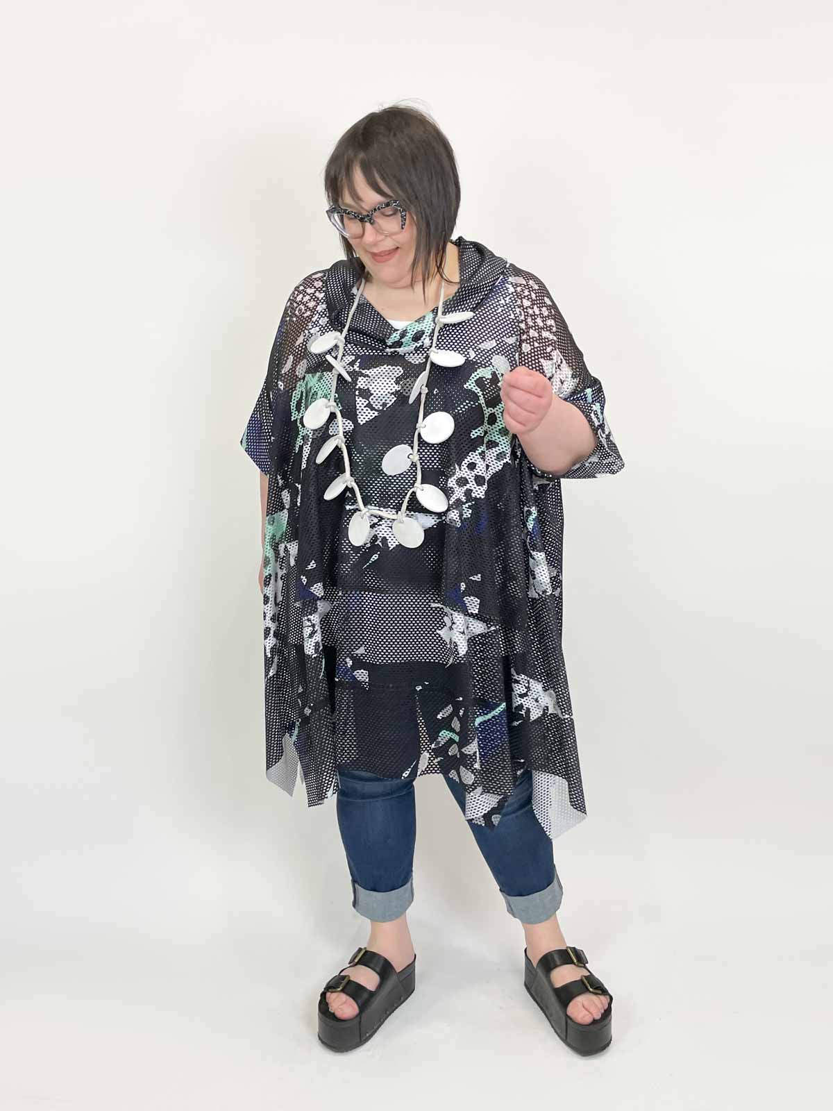 Igor Dobranic Pianist Tunic, Black Multi - Statement Boutique