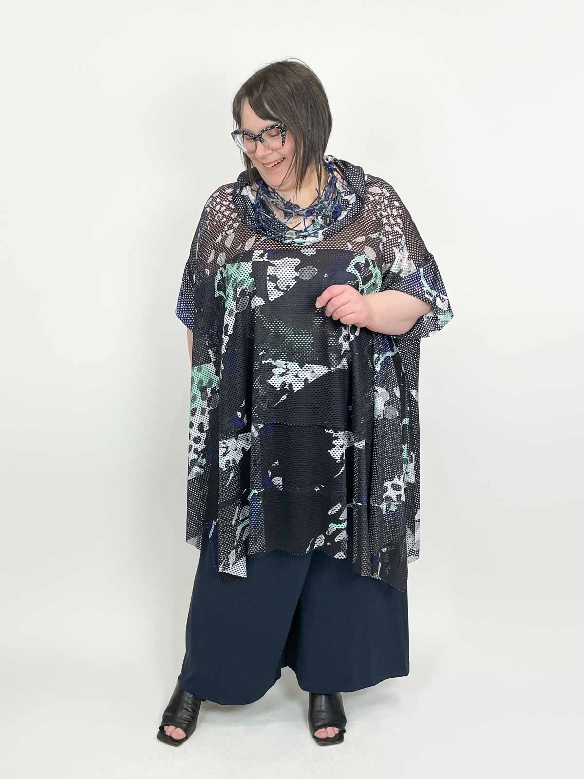 Igor Dobranic Pianist Tunic, Black Multi - Statement Boutique