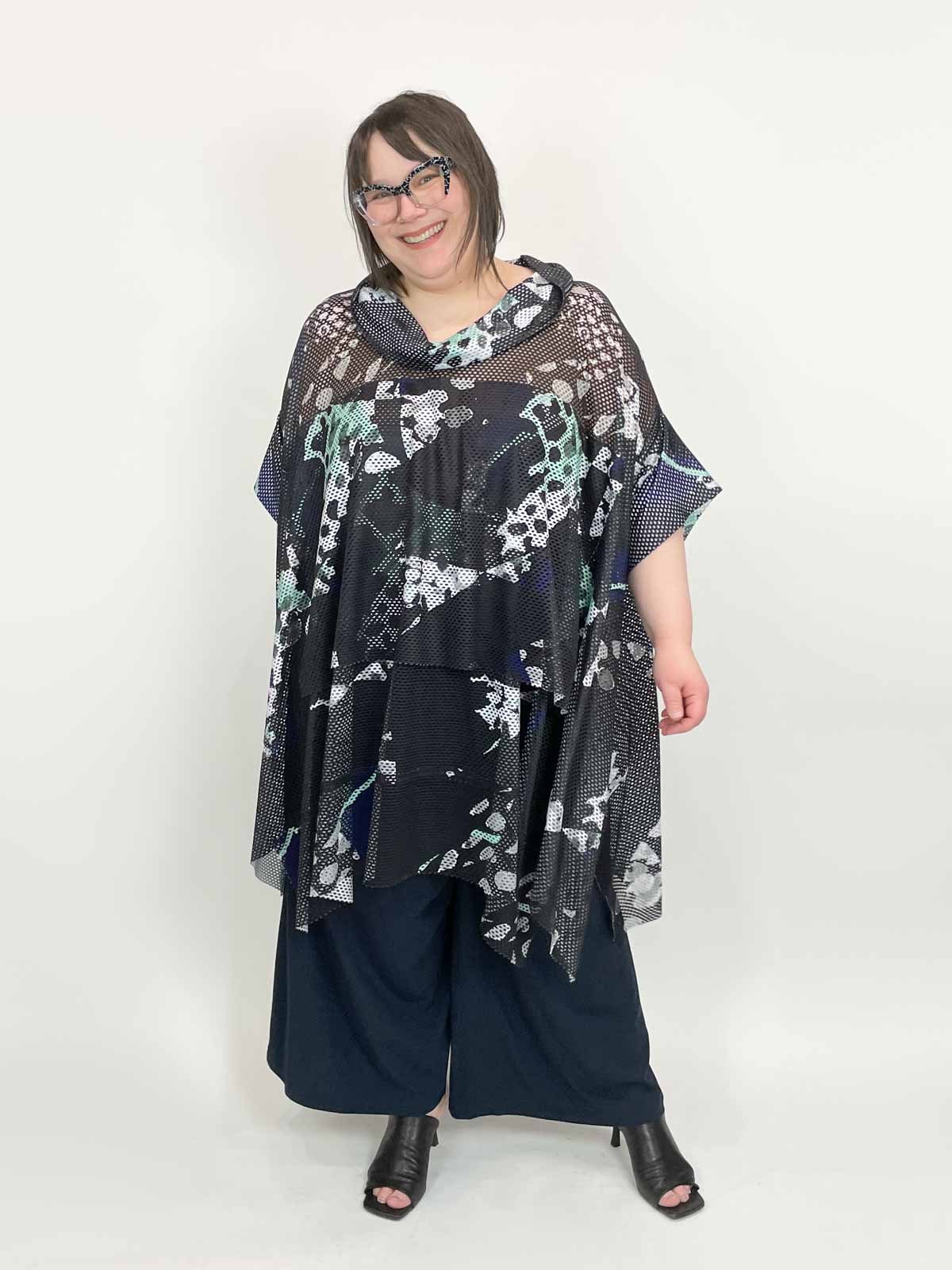 Igor Dobranic Pianist Tunic, Black Multi - Statement Boutique