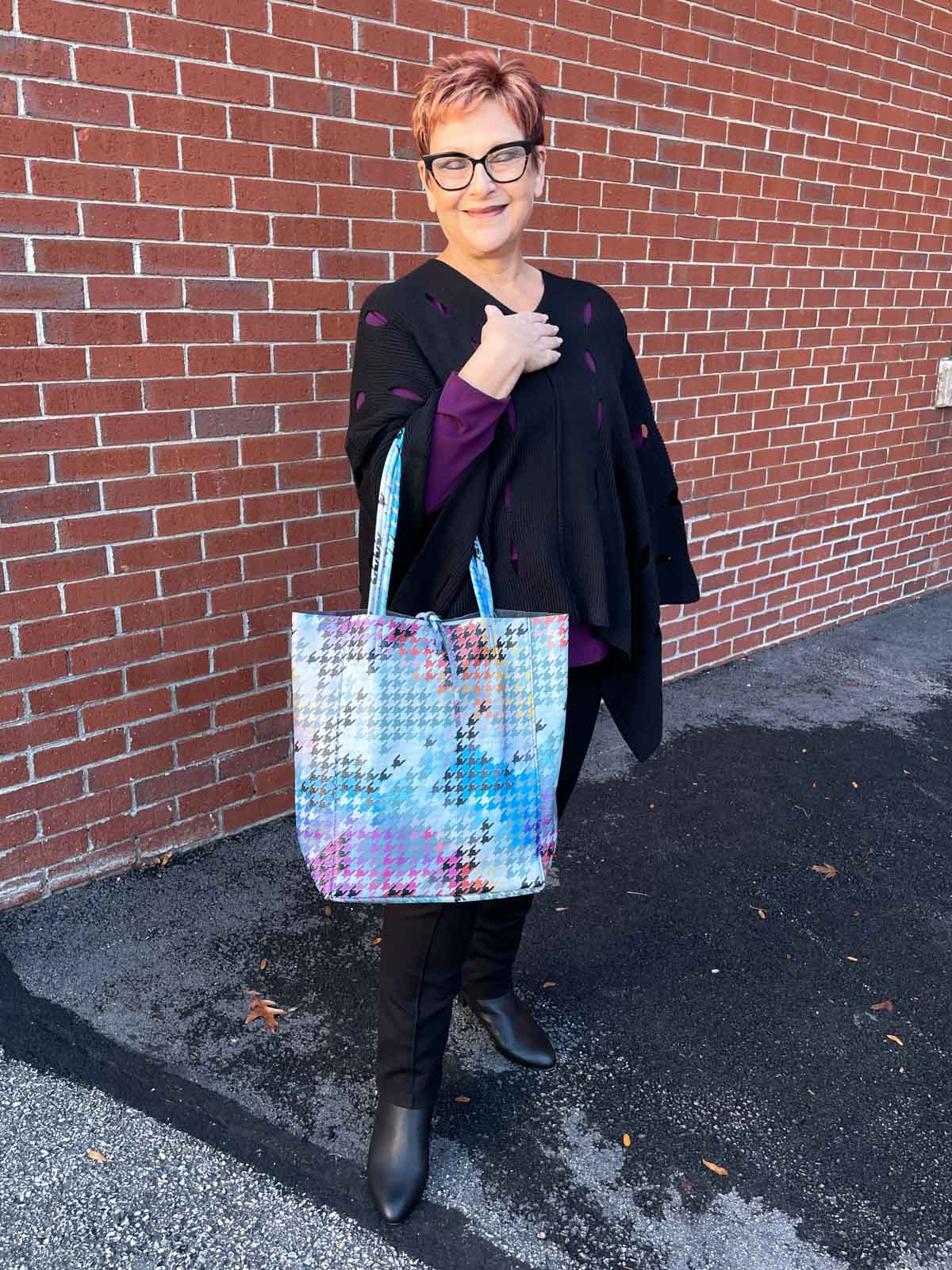 Cute Woven Tote Bag with Handles