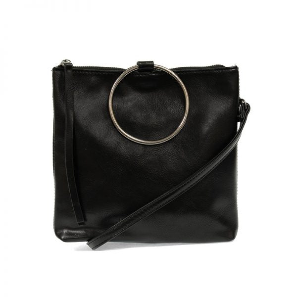 Joy Susan Amelia Ring Tote Bag, Black/Silver - Statement Boutique