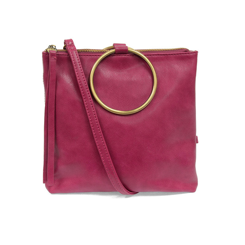 Joy Susan Amelia Ring Tote Bag, Bright Orchid/Gold - Statement Boutique