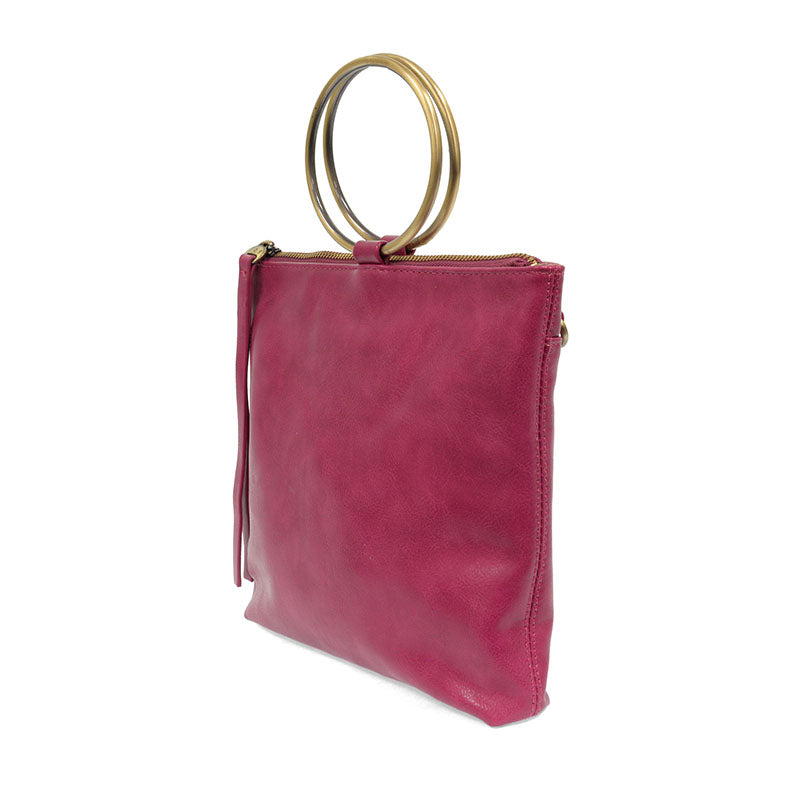 Joy Susan Amelia Ring Tote Bag, Bright Orchid/Gold - Statement Boutique