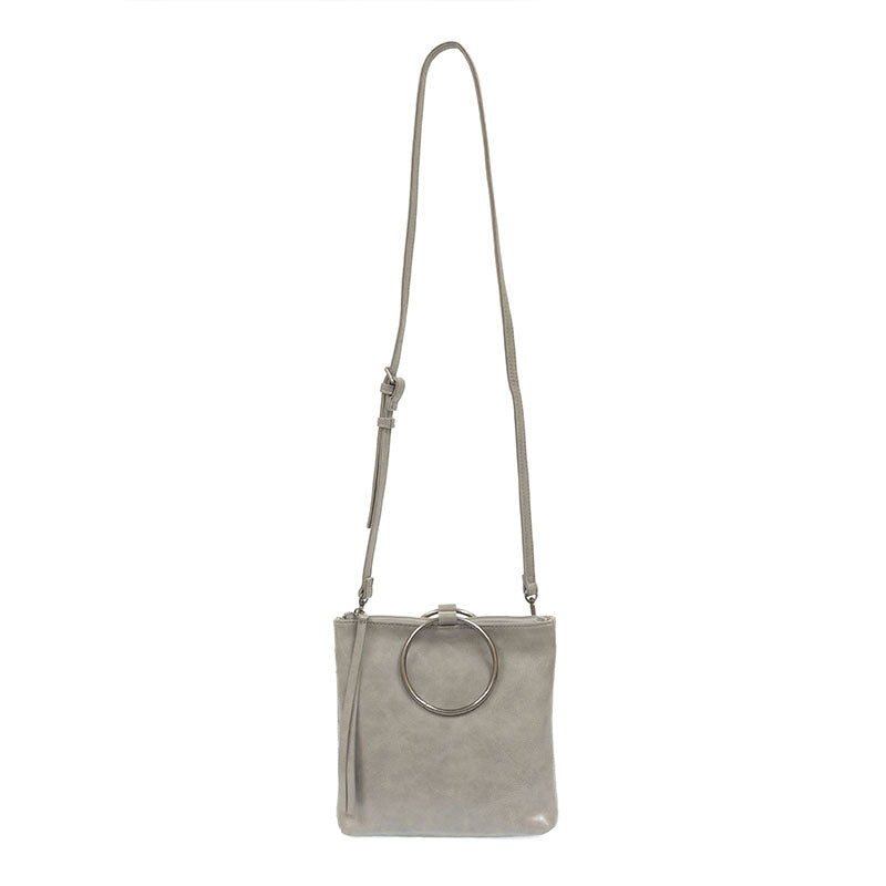 Joy Susan Amelia Ring Tote Bag, Grey/Silver - Statement Boutique