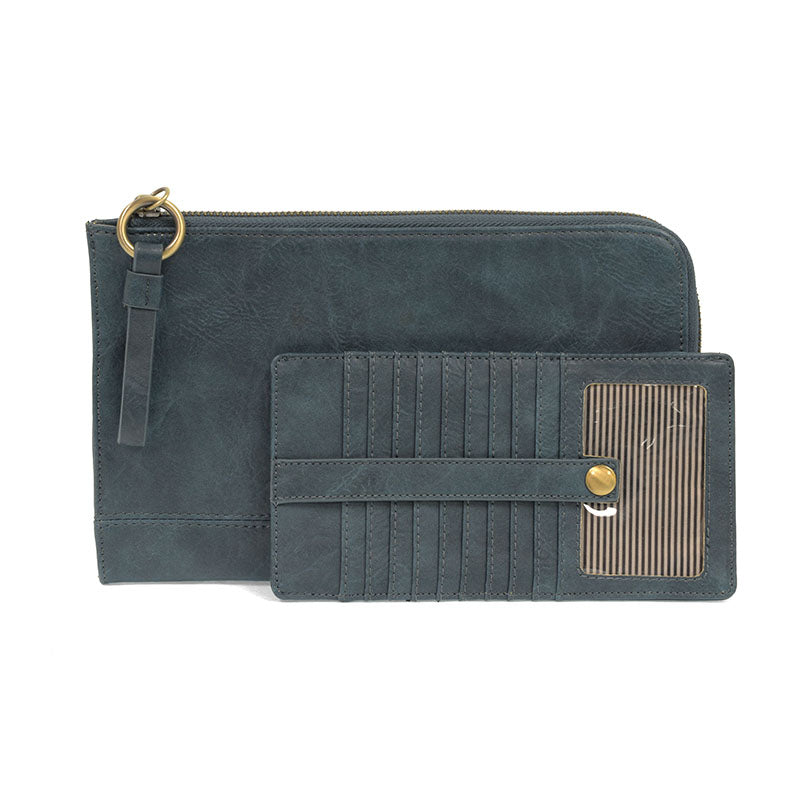 Joy Susan Karina Convertible Wristlet &amp; Wallet, Deja Blue