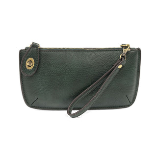 Joy Susan Mini Crossbody Wristlet Clutch, Green Opal