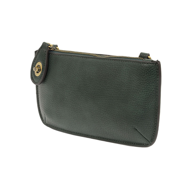 Joy Susan Mini Crossbody Wristlet Clutch, Green Opal