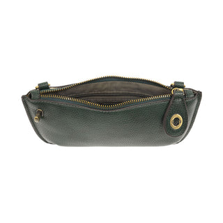 Joy Susan Mini Crossbody Wristlet Clutch, Green Opal