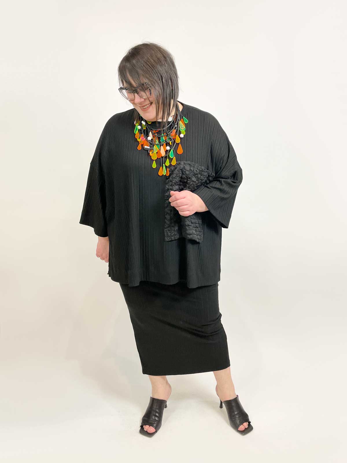 Kedem Sasson Alyssum Skirt, Black - Statement Boutique