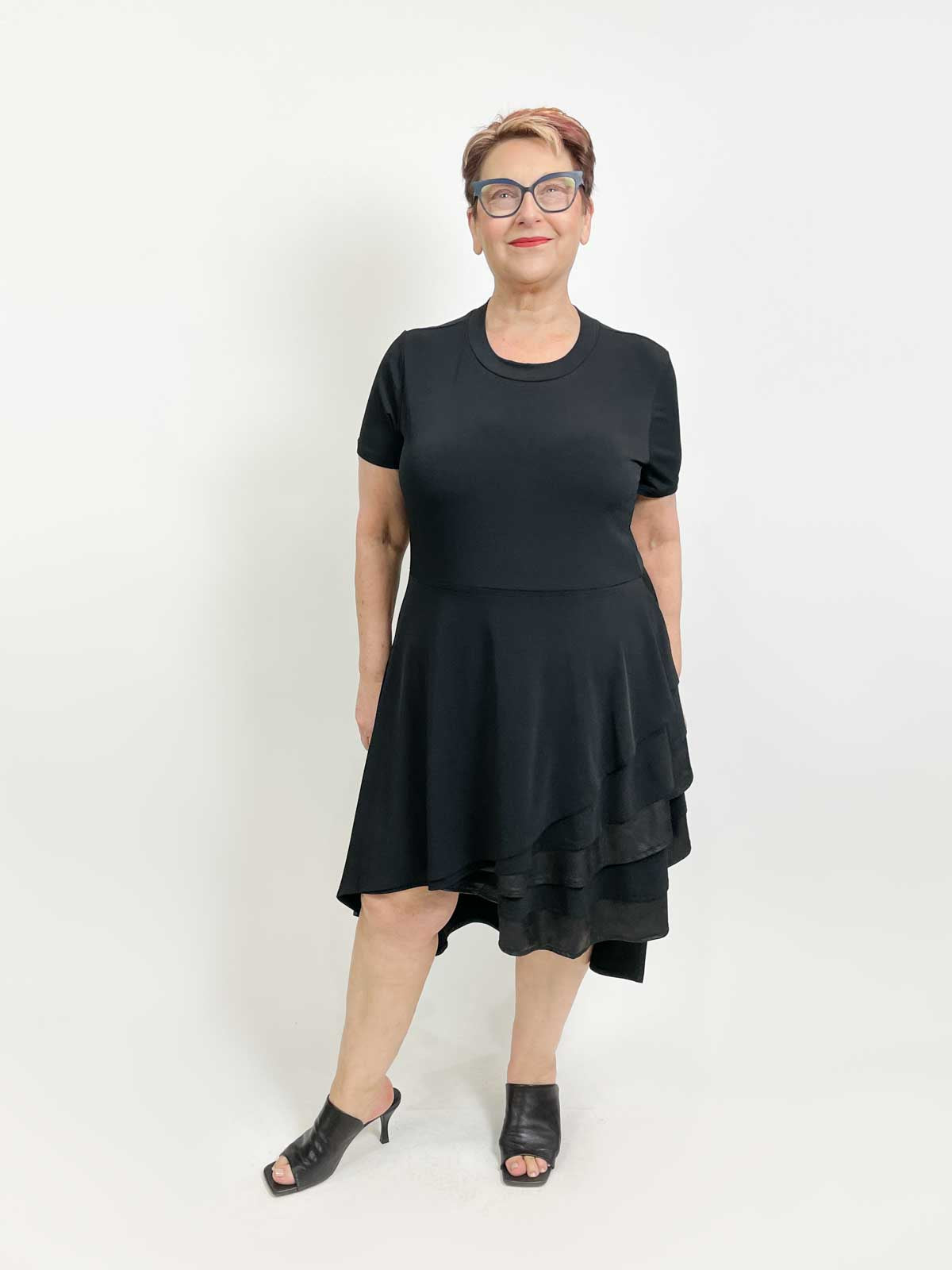 Kozan Drake Dress, Black Vogue - Statement Boutique