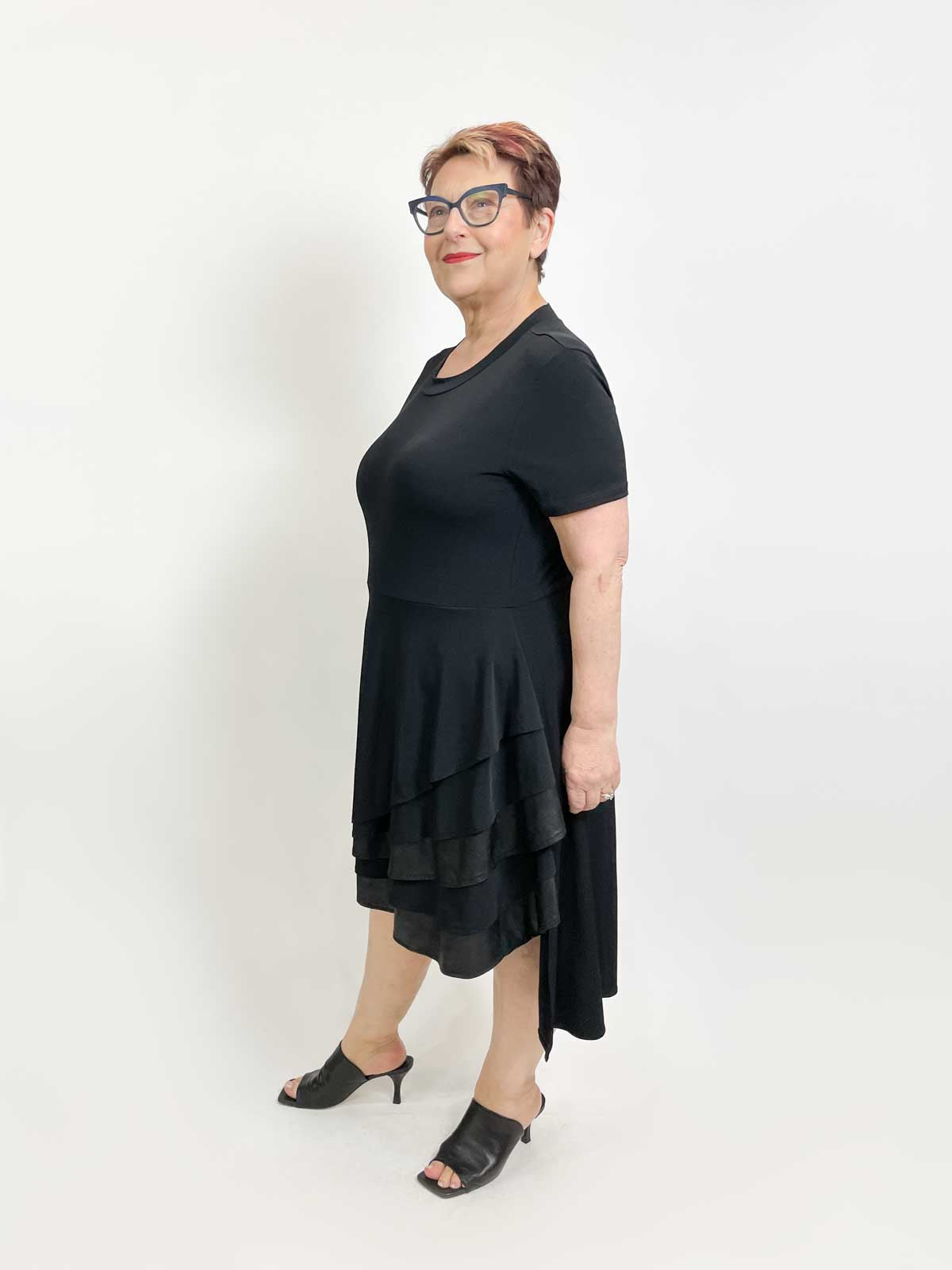 Kozan Drake Dress, Black Vogue - Statement Boutique