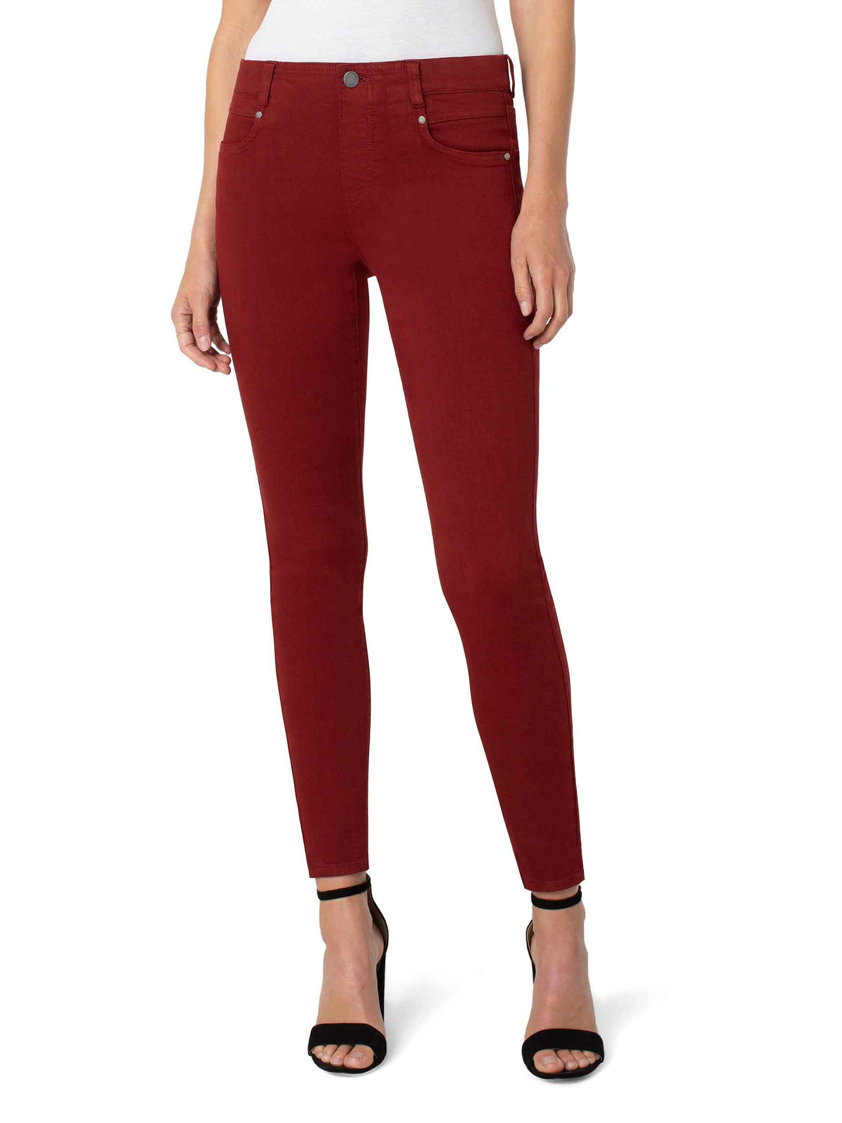 Liverpool Los Angeles Gia Glider Skinny 30&quot;, Deep Henna - Statement Boutique