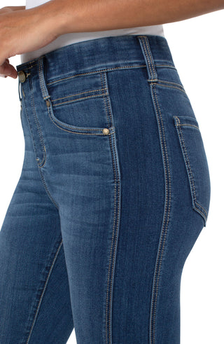 Liverpool Los Angeles Gia Glider Crop Skinny Seamed, Goldwater - Statement Boutique