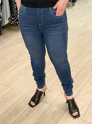 Liverpool Los Angeles Gia Glider Crop Skinny Seamed, Goldwater - Statement Boutique