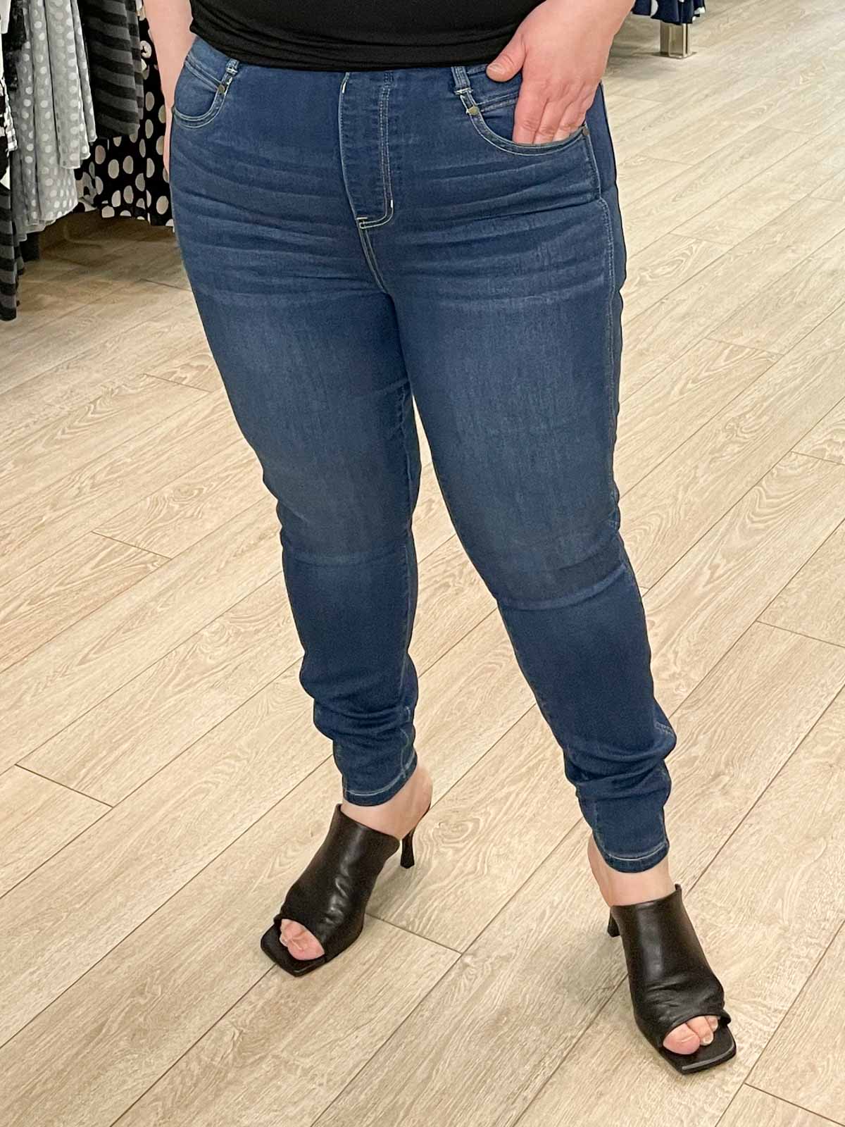 Liverpool Los Angeles Gia Glider Crop Skinny Seamed, Goldwater - Statement Boutique