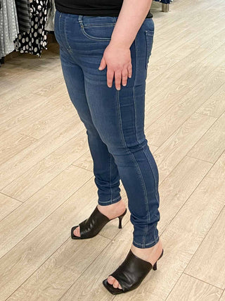 Liverpool Los Angeles Gia Glider Crop Skinny Seamed, Goldwater - Statement Boutique