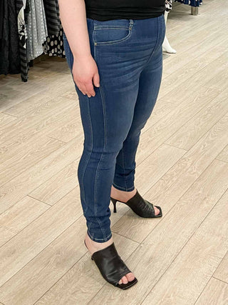 Liverpool Los Angeles Gia Glider Crop Skinny Seamed, Goldwater - Statement Boutique