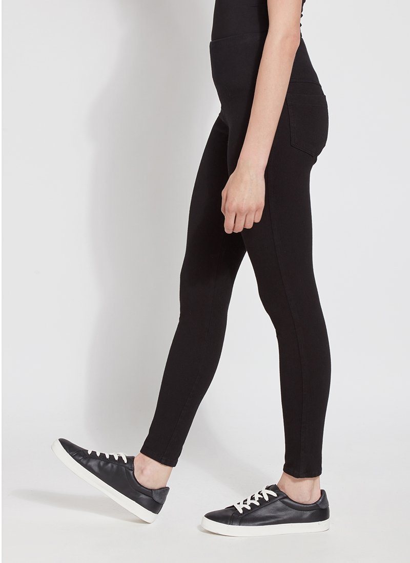 Lysse Toothpick Denim Legging, Black - Statement Boutique