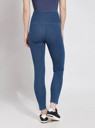 Lysse Denim Legging, Mid Wash
