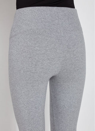 Lysse Flattering Cotton Crop Legging, Grey Melange - Statement Boutique