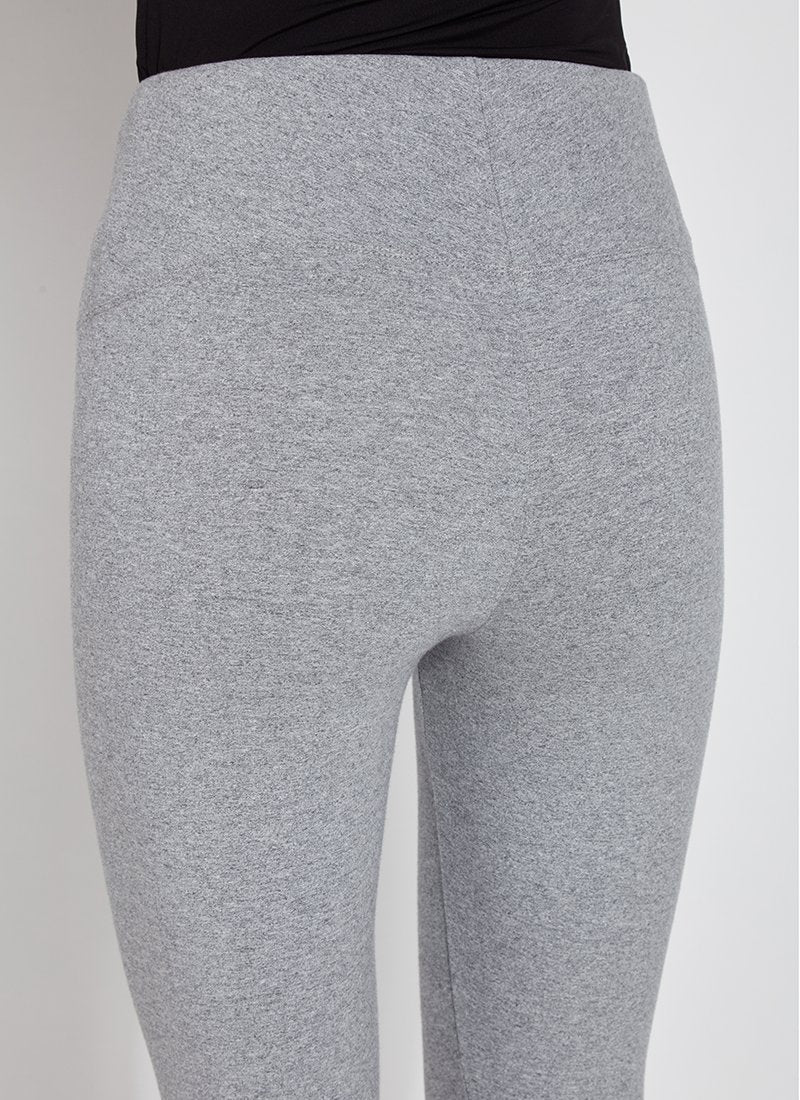 Lyssé Flattering Cotton Crop Legging, Grey Melange - Statement Boutique