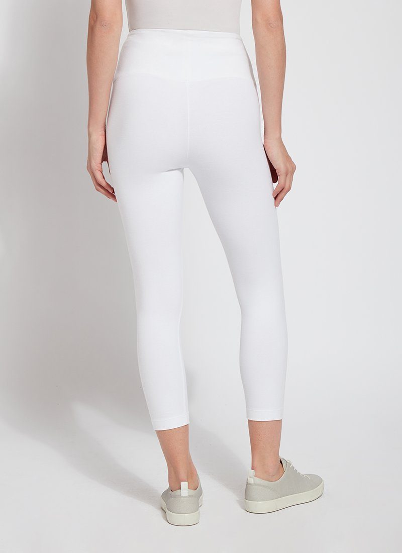 Ladies white cropped leggings clearance