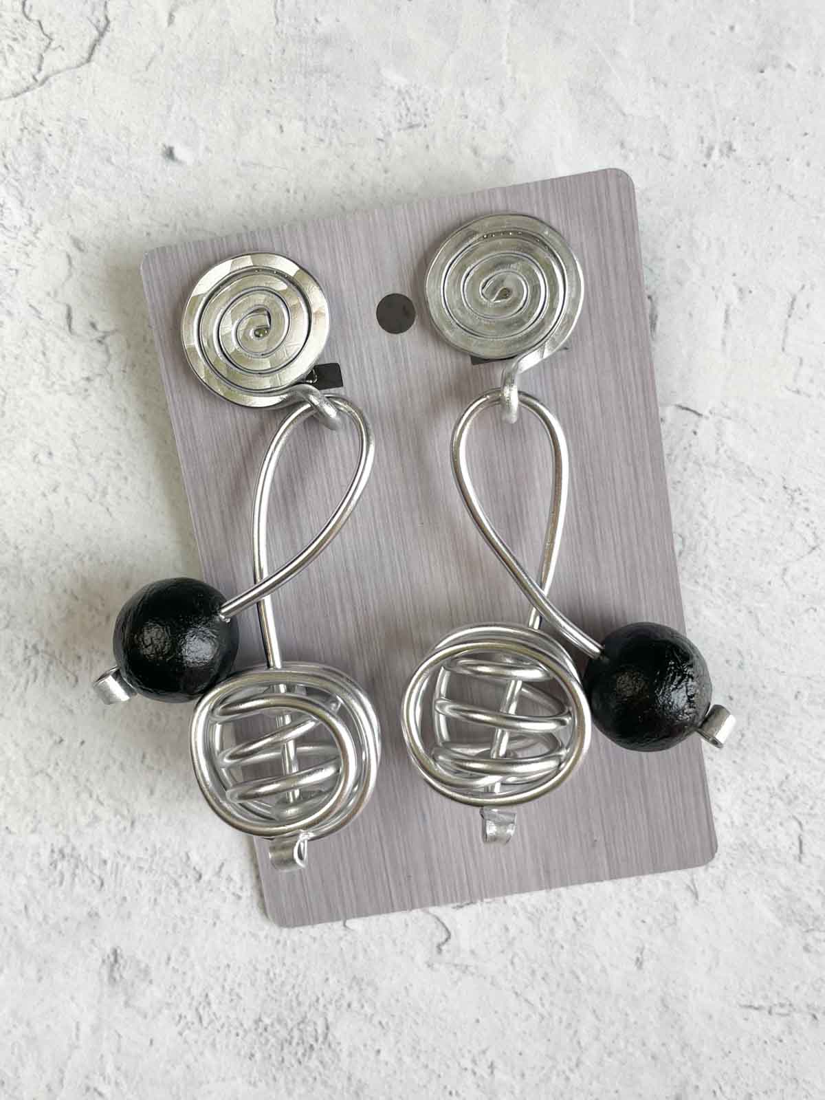 OC Jewelry Wilma Clip On Earrings, Black UL - Statement Boutique