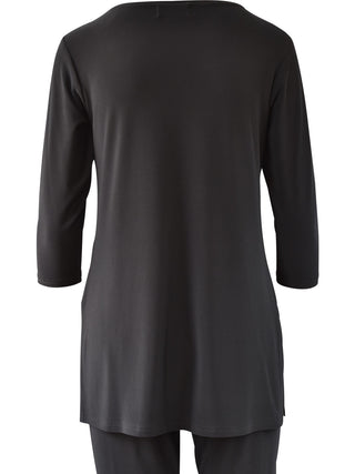 Sympli Nu Ideal Tunic 3/4 Sleeve - Black - Statement Boutique